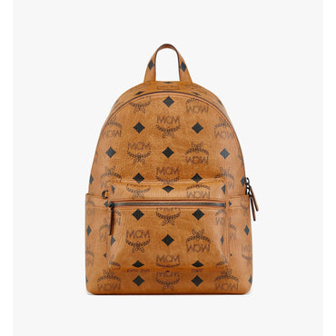 Men Stark Backpack in Maxi Visetos - Cognac