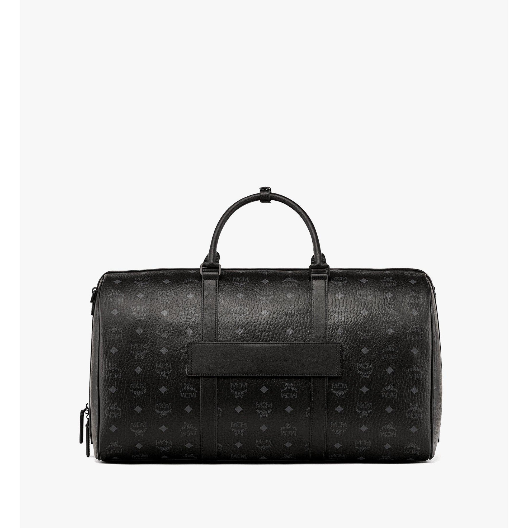 Men Ottomar Weekender Bag in Visetos - Black