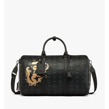 Men MCM x BAPE Ottomar Weekender Bag in Visetos - Black