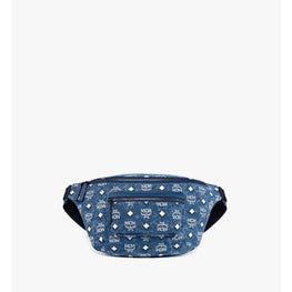 Men Fursten Belt Bag in Vintage Denim Jacquard - Denim