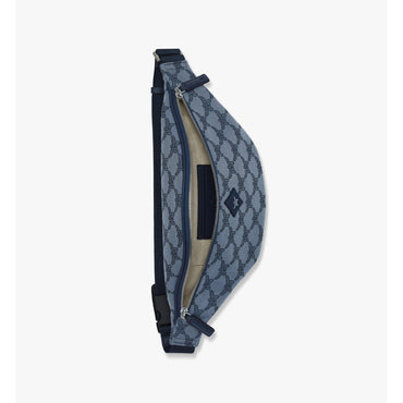 Men Himmel Belt Bag in Lauretos Jacquard - Indigo