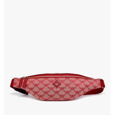 Men Himmel Belt Bag in Lauretos Jacquard - Valentine Red