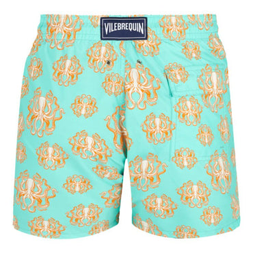 Blue Print Father/Son Poulpes Blue Men Moorea Swimsuit