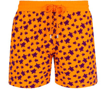 Orange Print Father/Son Micro Rnd Flock Men Moorea Swimsuit