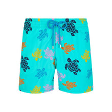 Green Print Father/Son Ronde Tort Green Men Moorea Swimsuit