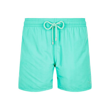 Green Print Father/Son Aqua Medusa Men Moorea Swimsuit