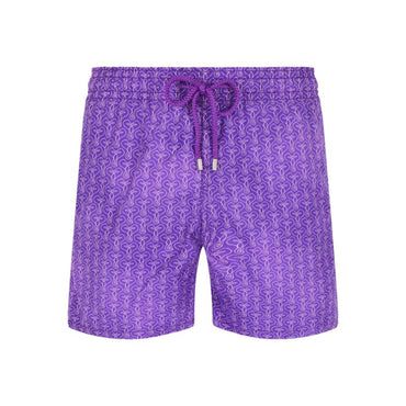 Purple Print Man/Woman Valentine Day 22 Men Moorea Swimsuit