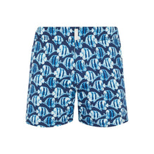 Blue Print Father/Son Batik Fishes Men Merise Swimsuit