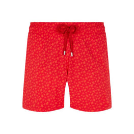 Red Print Father/Son Micro Rnd Red Men Moorise Swimsuit