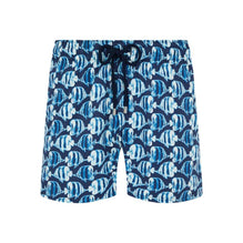 Blue Print Father/Son Batik Fishes Men Moorise Swimsuit