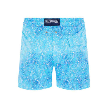 Blue Print Father/Son Urch Print Men Moorise Swimsuit