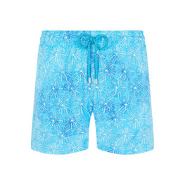 Blue Print Father/Son Urch Print Men Moorise Swimsuit