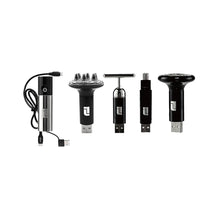 4-In-1 Stylish Men Set for Face, Scalp and Personal Grooming - Black