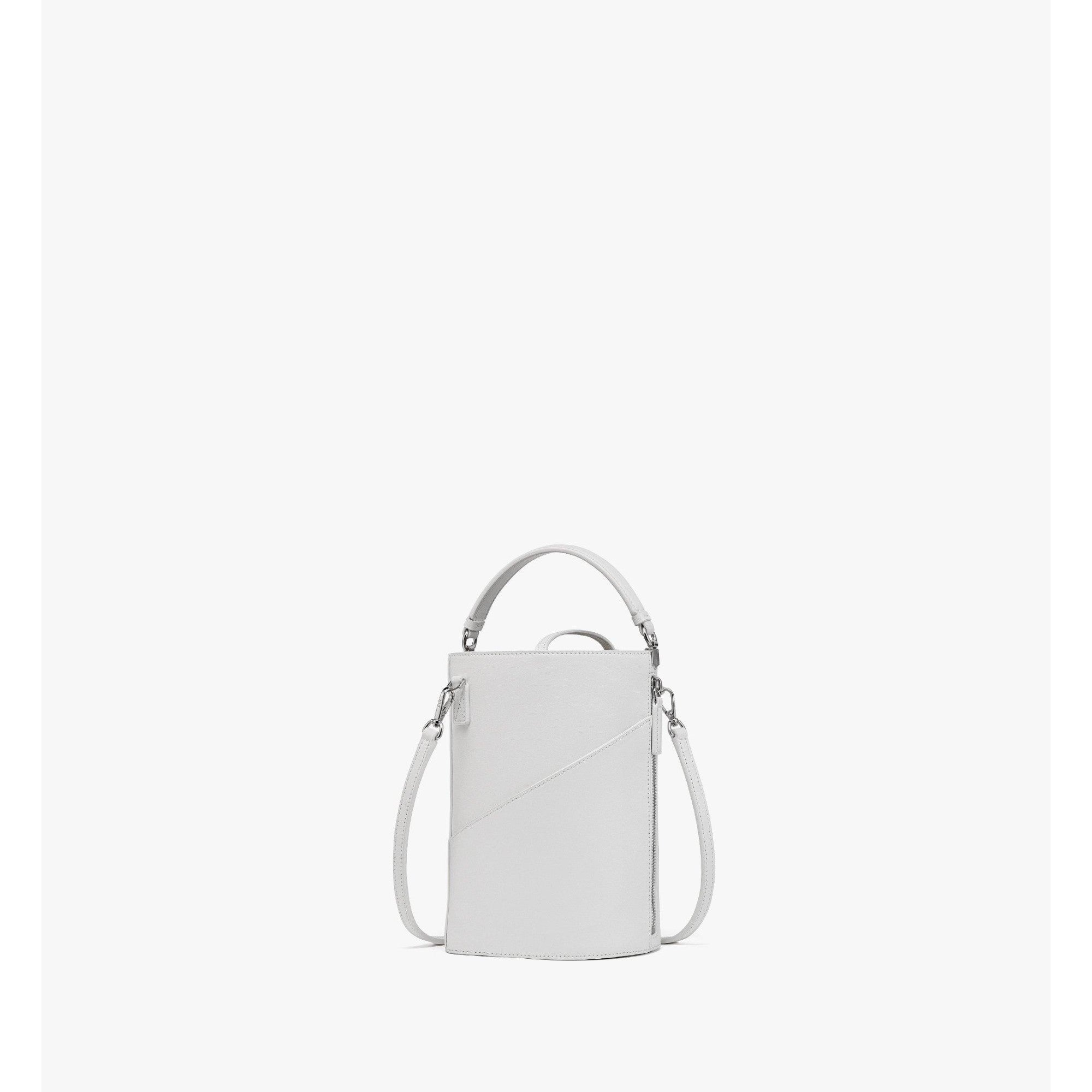 Women PHENOMENON+MCM Boston Bag in Nappa Leather - White