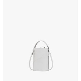 Women PHENOMENON+MCM Boston Bag in Nappa Leather - White