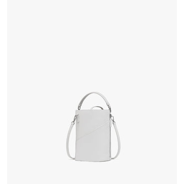 Women PHENOMENON+MCM Boston Bag in Nappa Leather - White