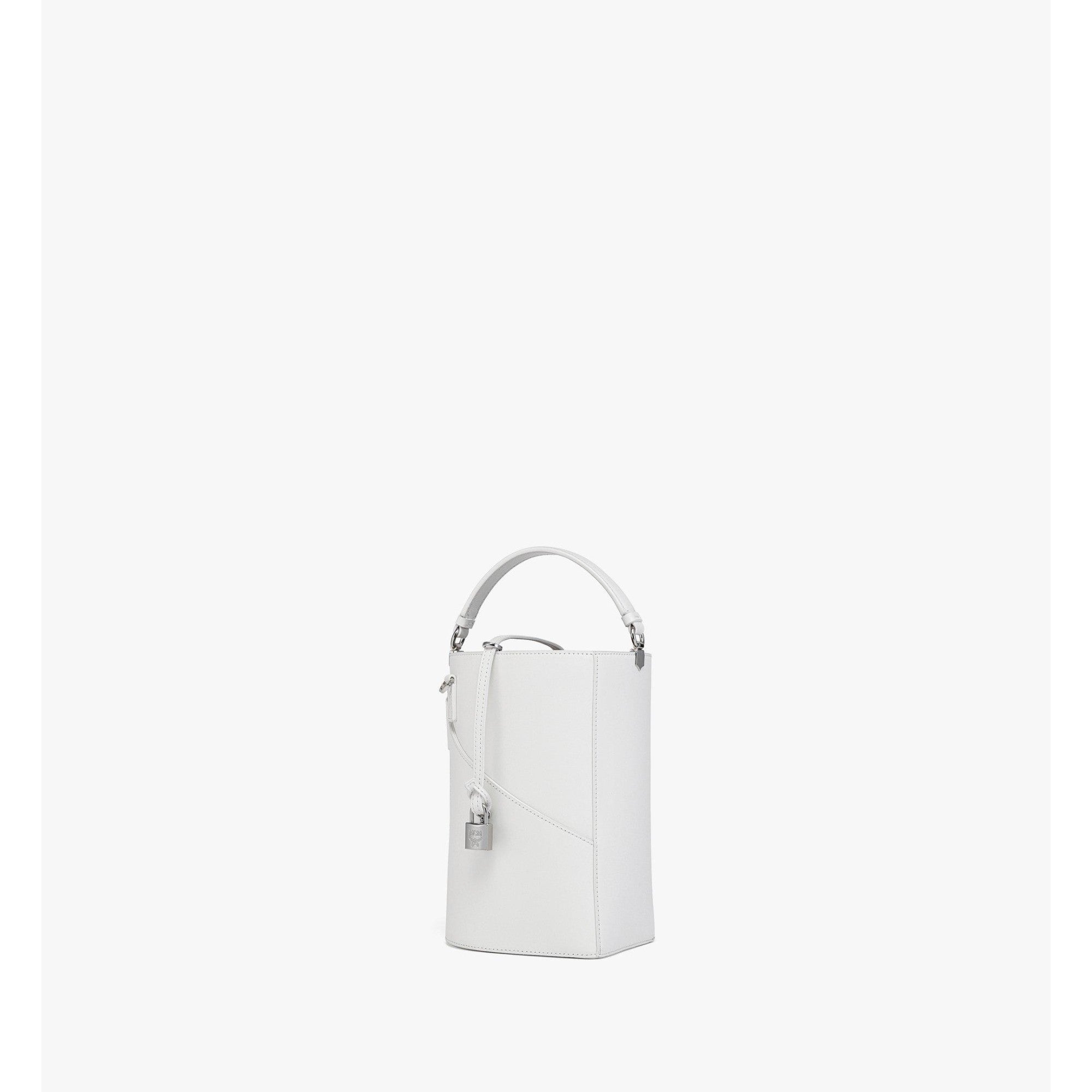 Women PHENOMENON+MCM Boston Bag in Nappa Leather - White