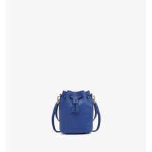 Women Dessau Drawstring In Embossed Monogram Leather - Sodalite Blue