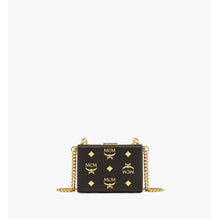 Women Berlin Crossbody in Gold Monogram Leather - Black