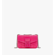 Women Travia Quilted Shoulder Bag in Crushed Leather - Beetroot Purple