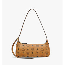 Women Aren Shoulder Bag in Visetos - Cognac