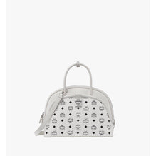 Women Tracy Tote in Visetos Leather Mix - White