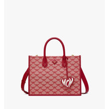 Women Himmel Tote in Lauretos Jacquard - Valentine Red