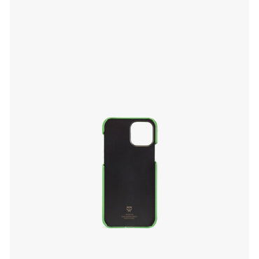 Men M Pup iPhone 12/12 Pro Case with Card Slot - Summer Green