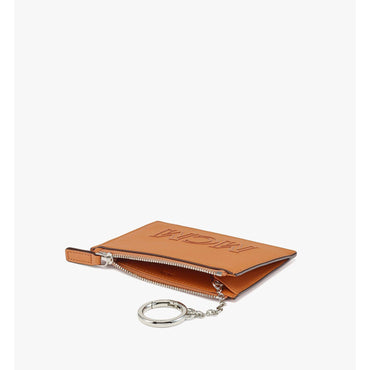 Men Aren Key Pouch in Spanish Calf Leather - Cognac