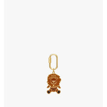 Men Lion Metal Charm - Cognac