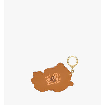 Men MCM x SAMBYPEN Logo Charm in Visetos - Cognac