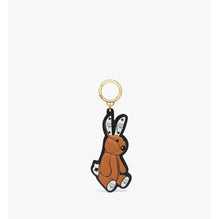 Men MCM Park 2D Rabbit Charm - Cognac