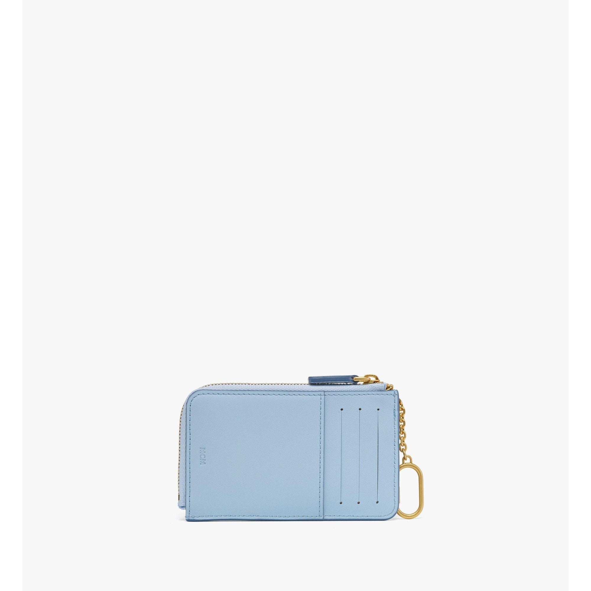 Women Himmel Zip-Around Card Case in Lauretos - Ancient Blue