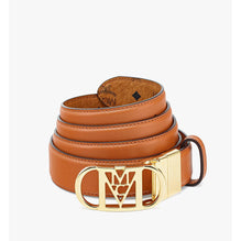 Women Mode Travia Reversible Belt 1" in Embossed Leather - Cognac