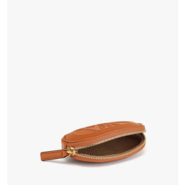 Women Mode Travia Belt w/ Zip Pouch in Nappa Leather - Cognac