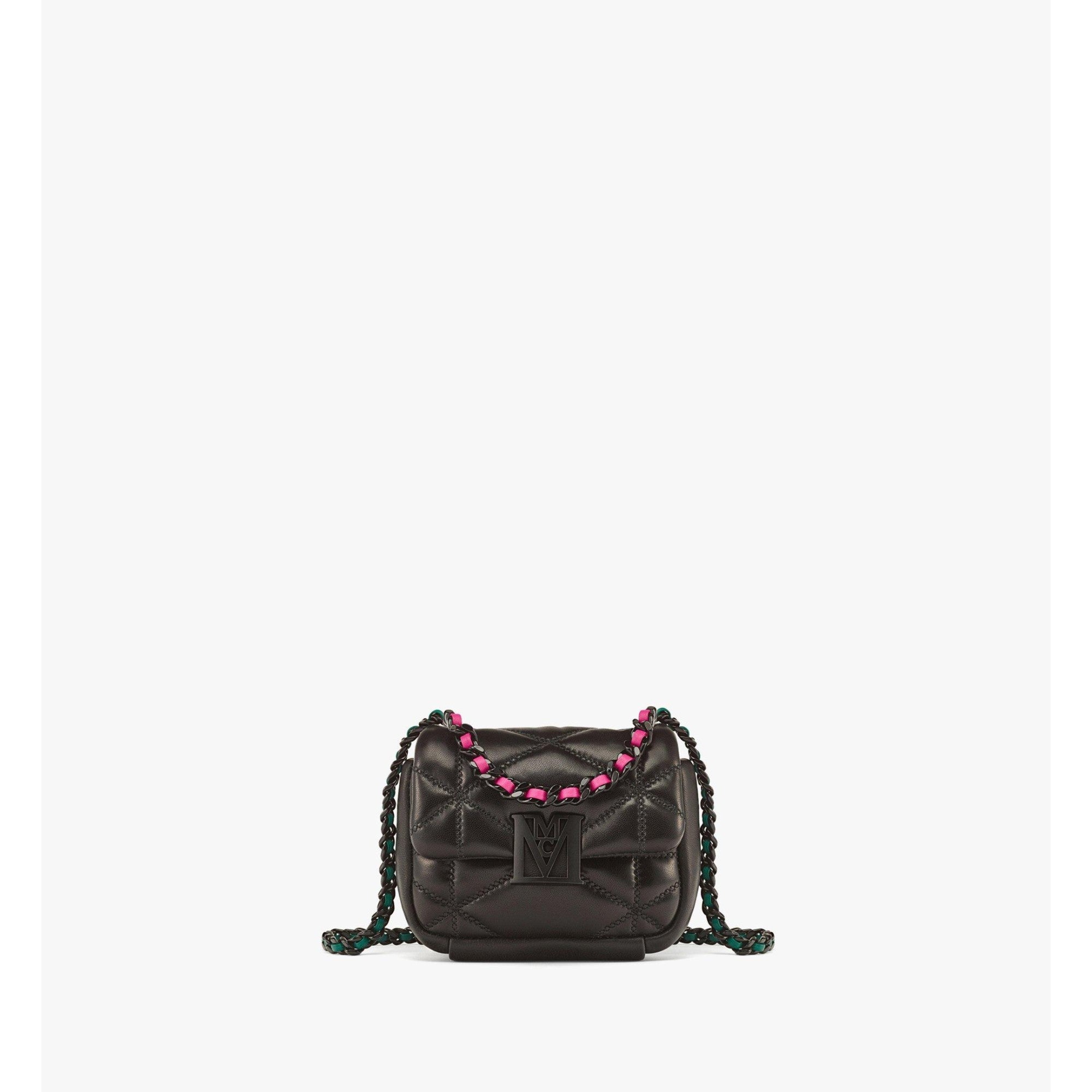 Women Travia Satchel in Cloud Quilted Leather - Black