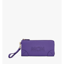 Women Aren Zip Around Wallet in Spanish Calf Leather - Passion Flower