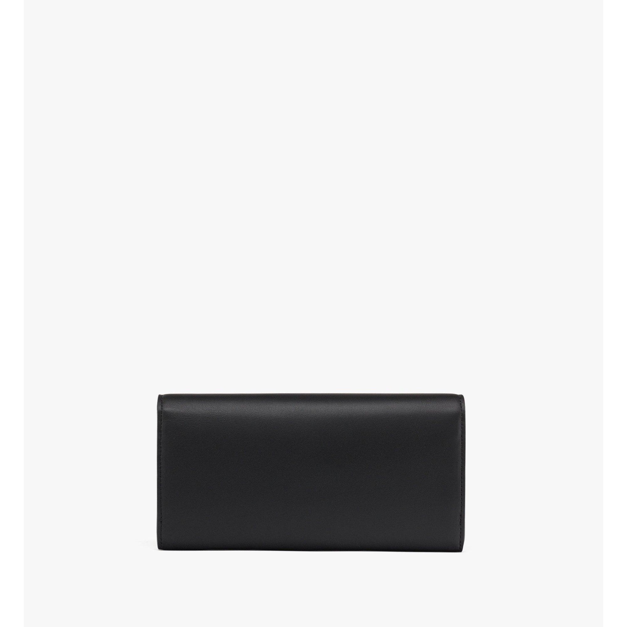 Women Himmel Chain Wallet in Spanish Calf Leather - Black