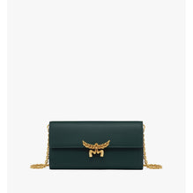 Women Himmel Chain Wallet in Spanish Calf Leather - Forest Green