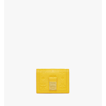 Women Tracy Wallet in Embossed Monogram Leather - Old Gold