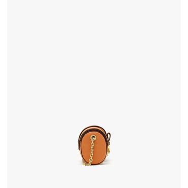 Women Tracy Cylinder Bag in Visetos - Cognac