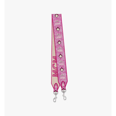Women Aren Shoulder Strap In Vintage Monogram Jacquard - Pink