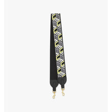 Women Aren Shoulder Strap in Cubic Monogram Webbing - Black