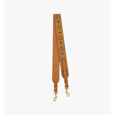 Women Aren Shoulder Strap in Visetos - Cognac