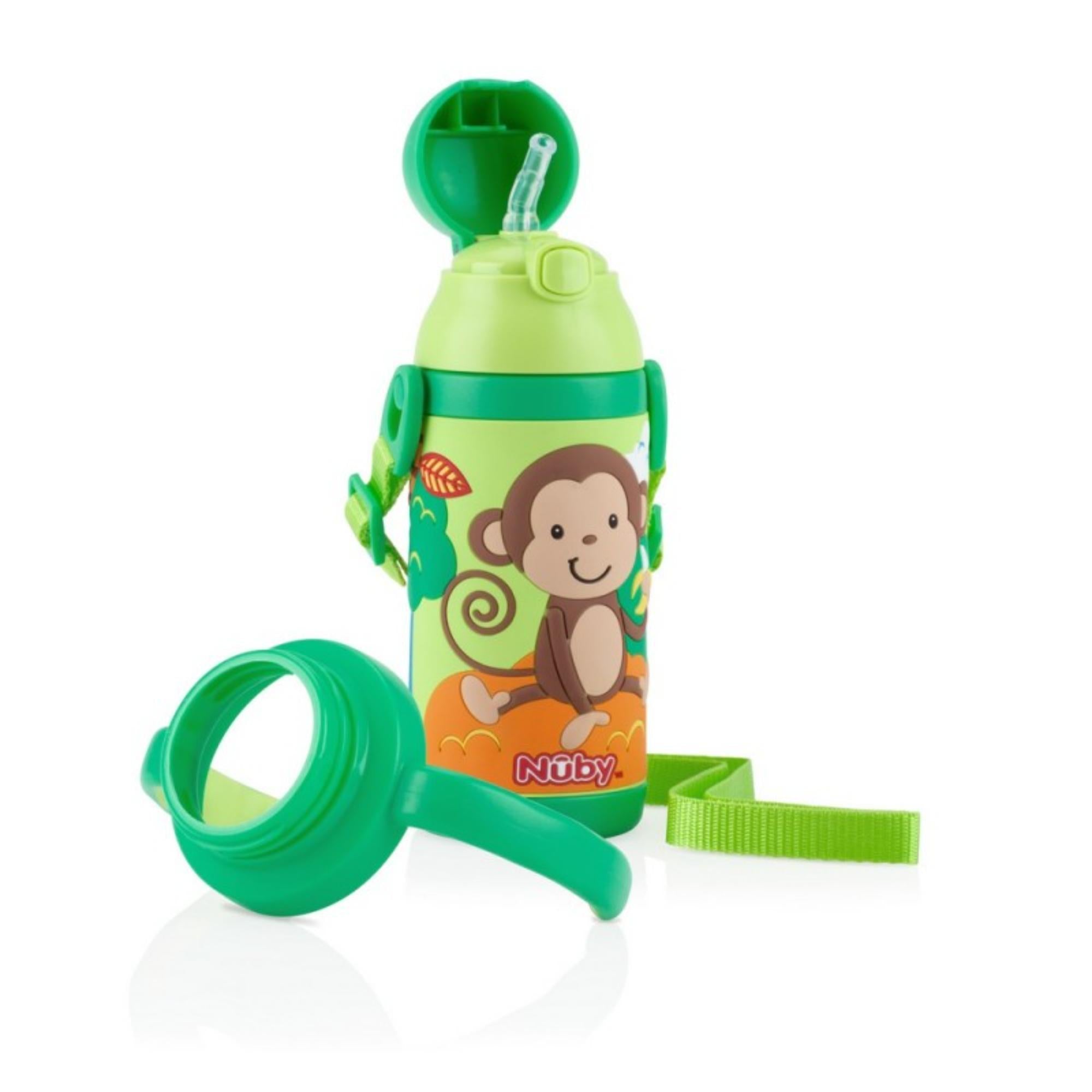 Nuby Stainless Steel 3D Insulated Cup - Green