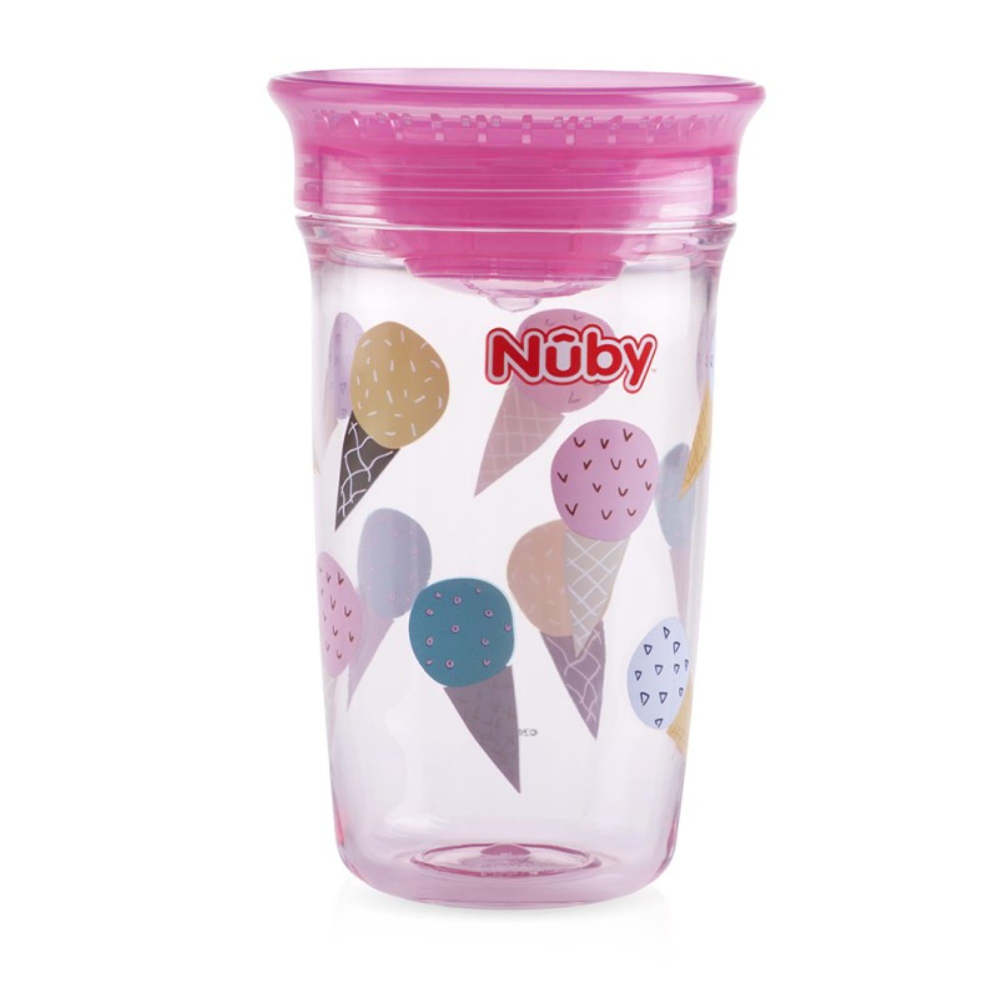 Nuby No-Spill 360 Wonder Cup - Pink