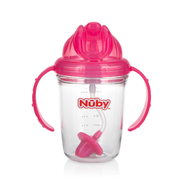 Unprinted Flip-it with Handles Cup - Pink