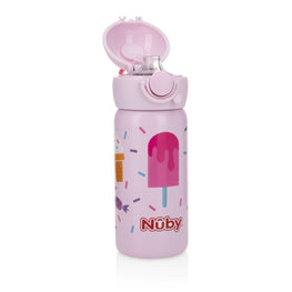 Nuby Stainless Steel Sport Bottle - Pink