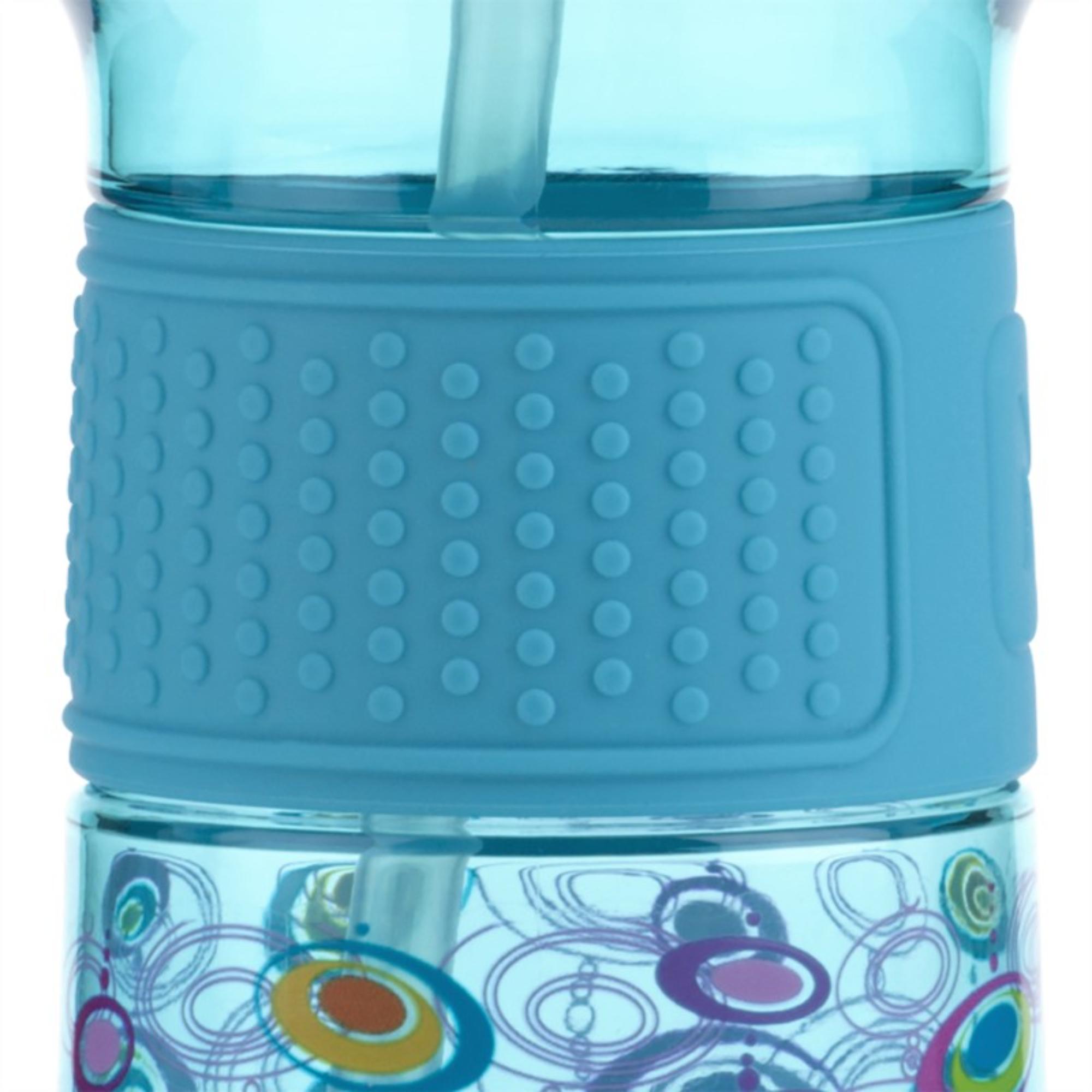 Nuby Soft Spout On the Go Sports Bottle with Push Button - Aqua