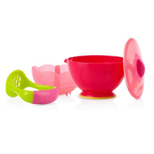 Nuby Steam-n-Mash - Pink/Green